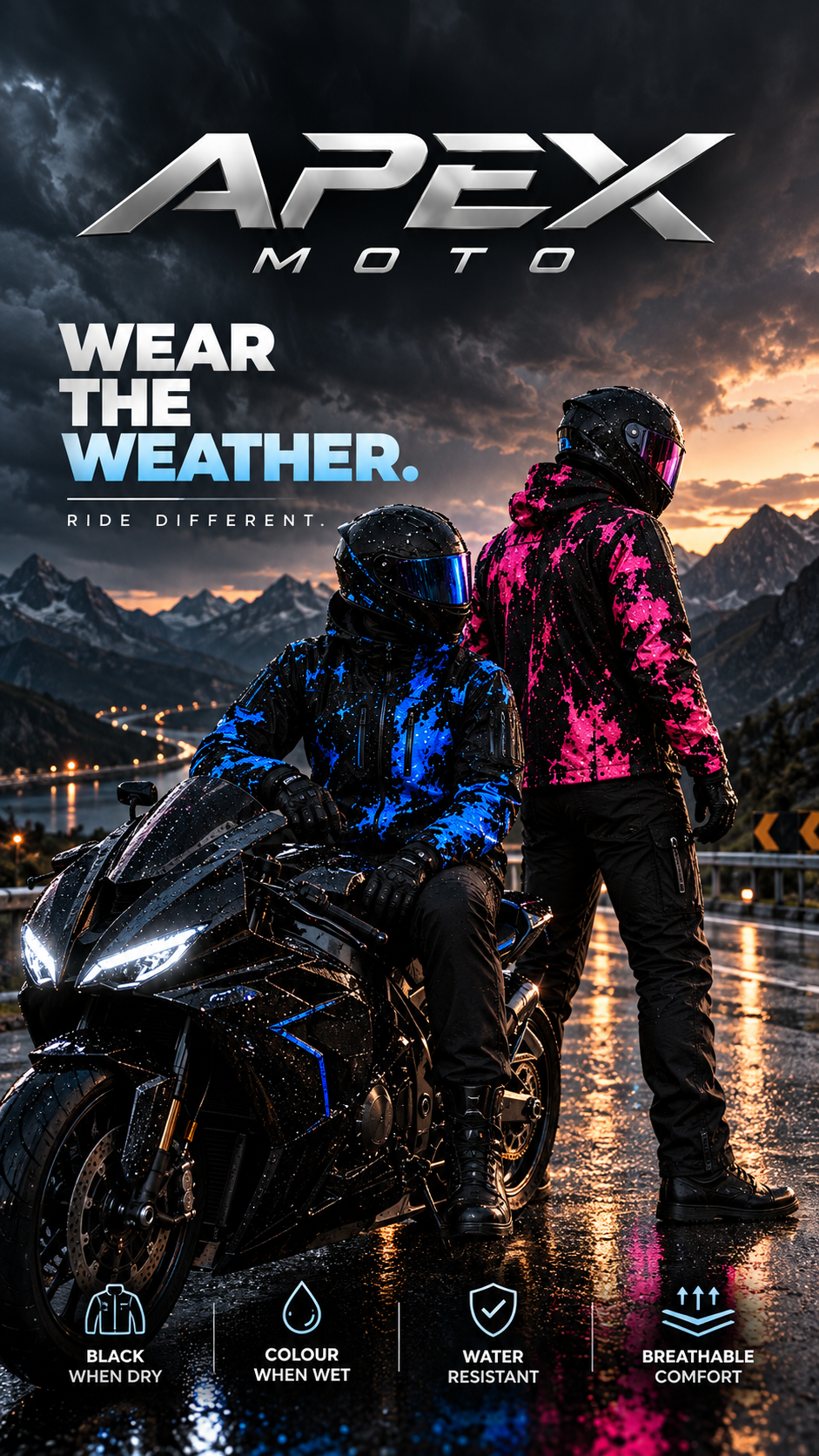 Reactive Color Jacket