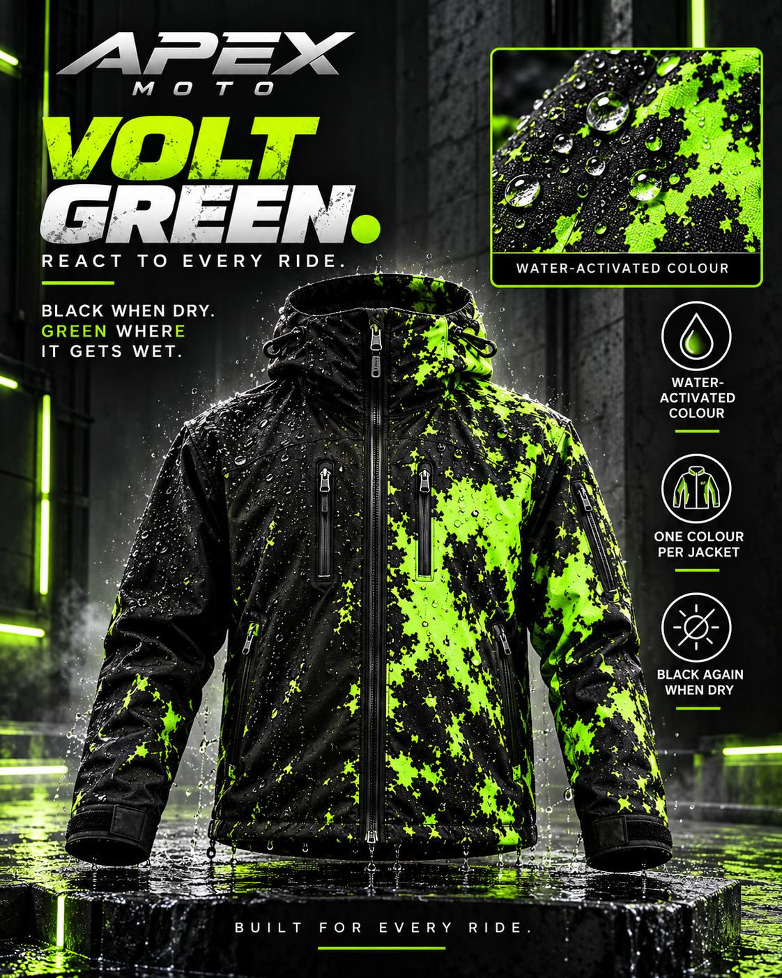 Reactive Color Jacket