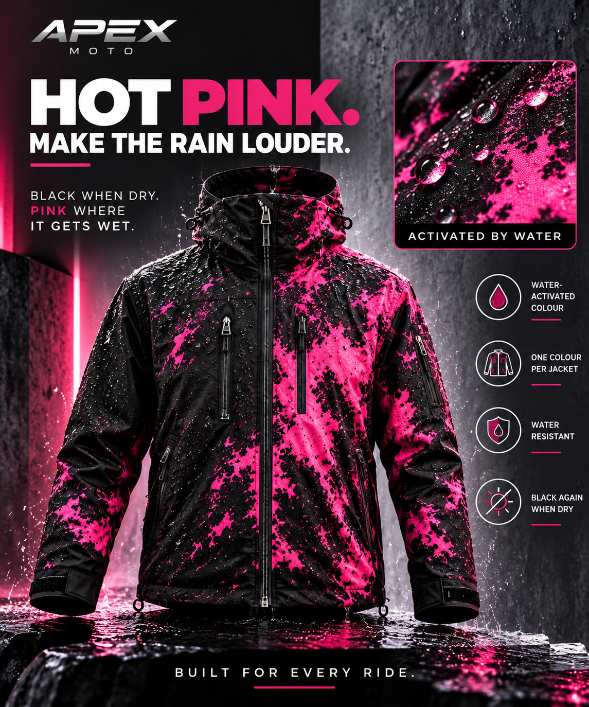 Reactive Color Jacket