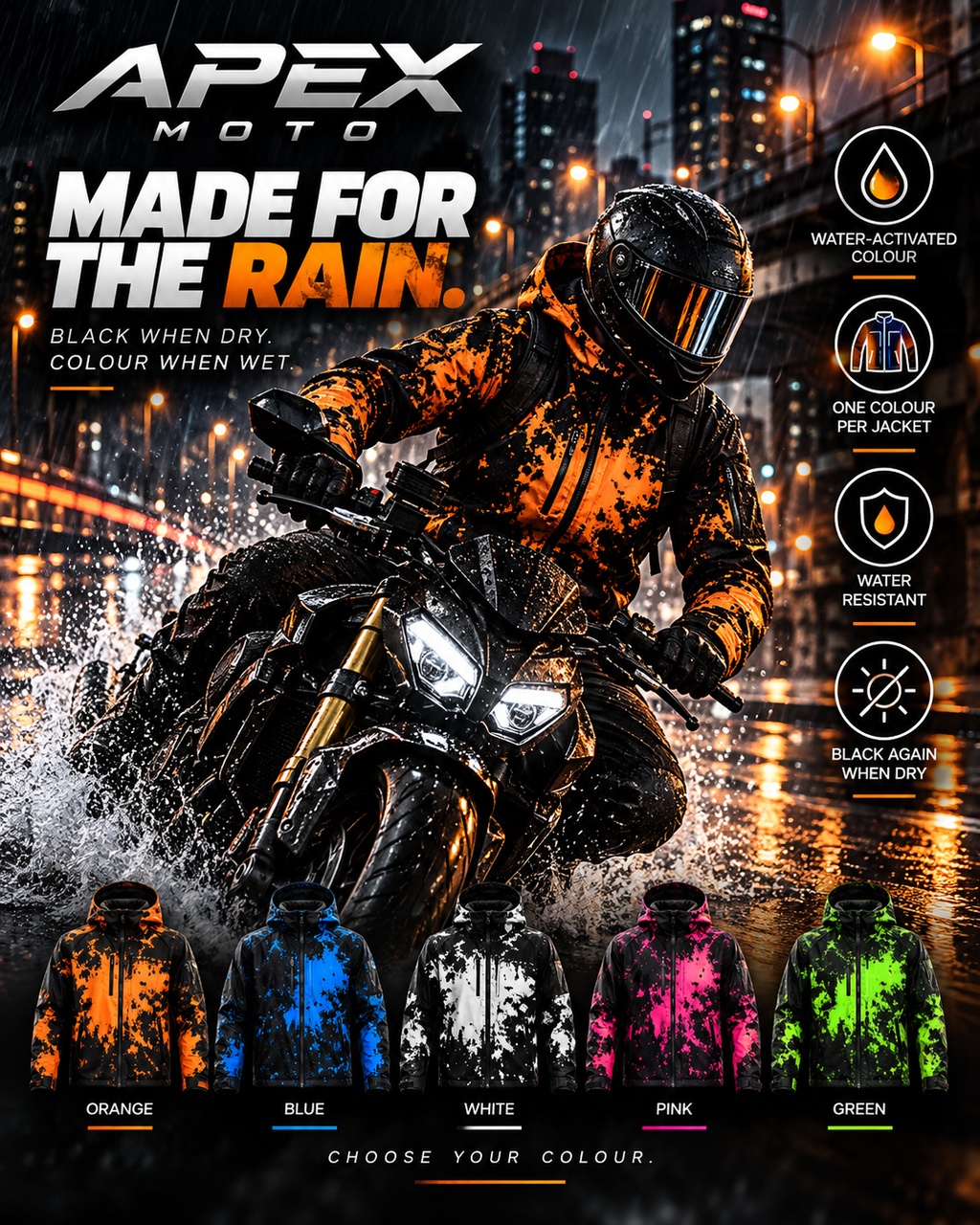 Reactive Color Jacket